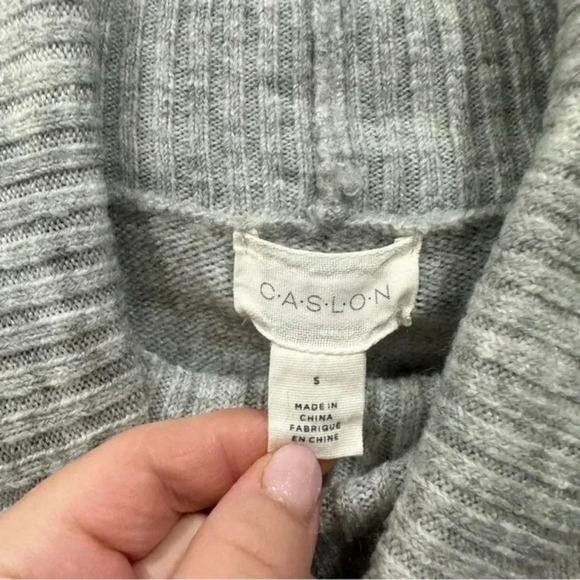 CASLON striped turtleneck sweater Small - Picture 9 of 10
